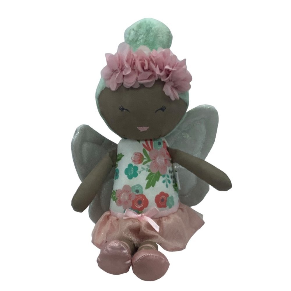 Go by Goldbug Floral Fairy Crib‎ Activity Doll Plush Toy 13" Sensory Stroller